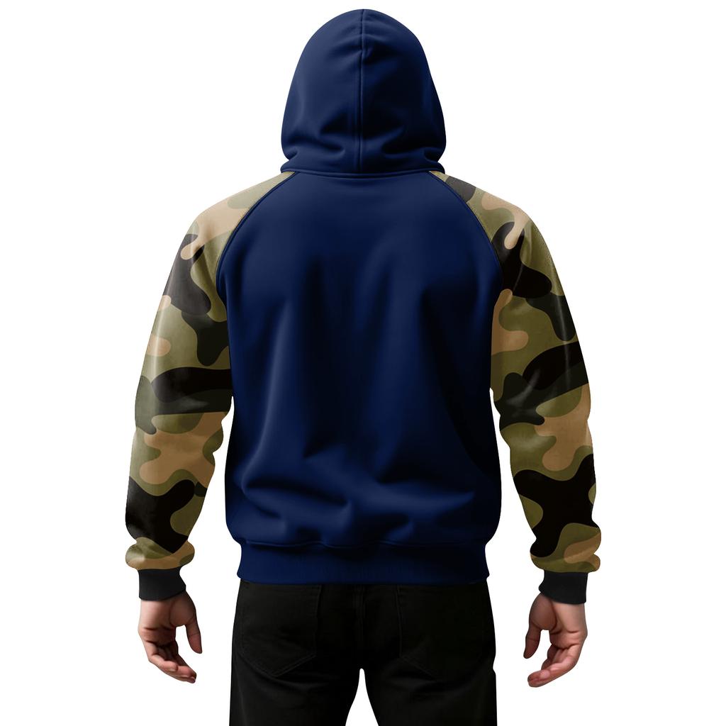 Men's Camouflage Sweatshirt Hoodie Men's Sports Large Size Casual Sweatshirt