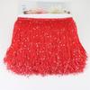 20Cm Wide Sequin Double-Wire Encrypted Nylon Row Beard Fringed Lace Latin Dance Clothing Accessories