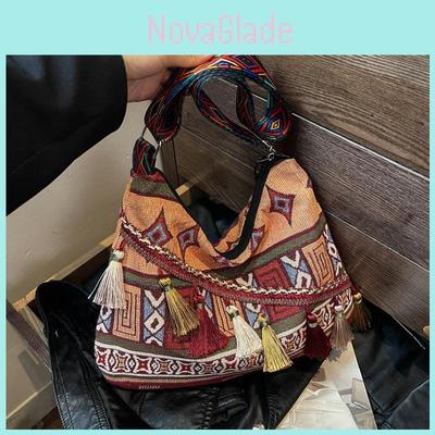Style Ladies Shoulder Bag With Fringes And Chain For Casual Day Use