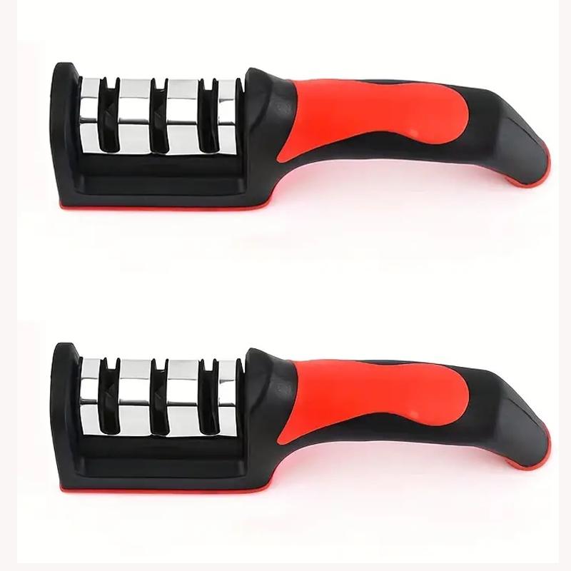 3 In 1 Knife Sharpener Household Multi-Functional Hand-Held For Professional Chefs And Home Cooks for Kitchen Countertops