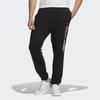 Adidas Neo Colorful Logo Slim Fit Knit Joggers Men Bottoms Black HG9042