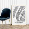New York City Map Poster