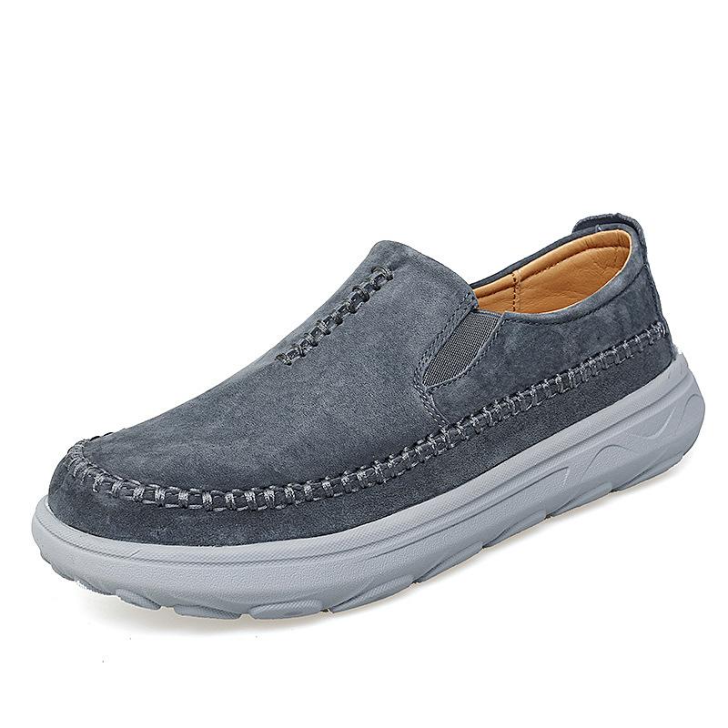 Spring 2024 new Amazon independent station popular men's shoes genuine leather one-pedal men's loafers