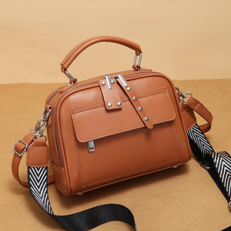 New Fashionable Leather Styling Bag with Large Capacity Single Shoulder Crossbody Bag