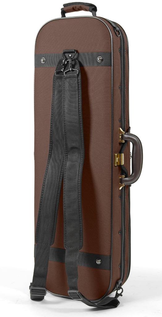 Super Light Oblong Violin Case (Square), Brown