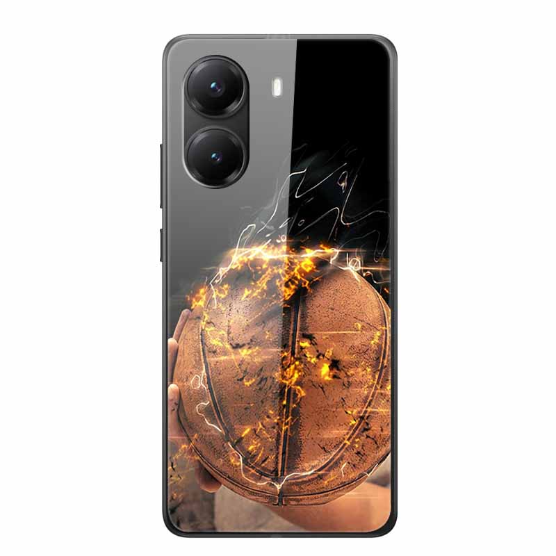 Tempered Glass Case For Xiaomi Poco X7 Pro Case Hard Glass Back Cover Soft TPU Bumper For Redmi Turbo 4 Phone Case X7Pro Turbo4