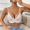 Summer Hot-selling New Spice Girls Sexy Lace Perspective Front Buckle Light and Thin Sex Bra Without Steel Ring Fish Bone