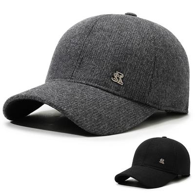Herren Winter Warme Mütze Papa Opa Baumwollmütze Herbst Ohrenschutz Baseballkappe