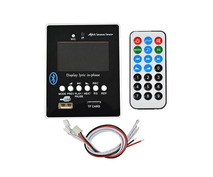 Afișaj LED Versuri Audio Bluetooth Decodor MP3 Modul Receptor Player MP3 Decodare USB SD WAV WMA AUX FM