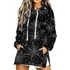 Women's Casual Long Sleeve Halloween Print Hoodie Pullover Top for Fall Festive Wear
