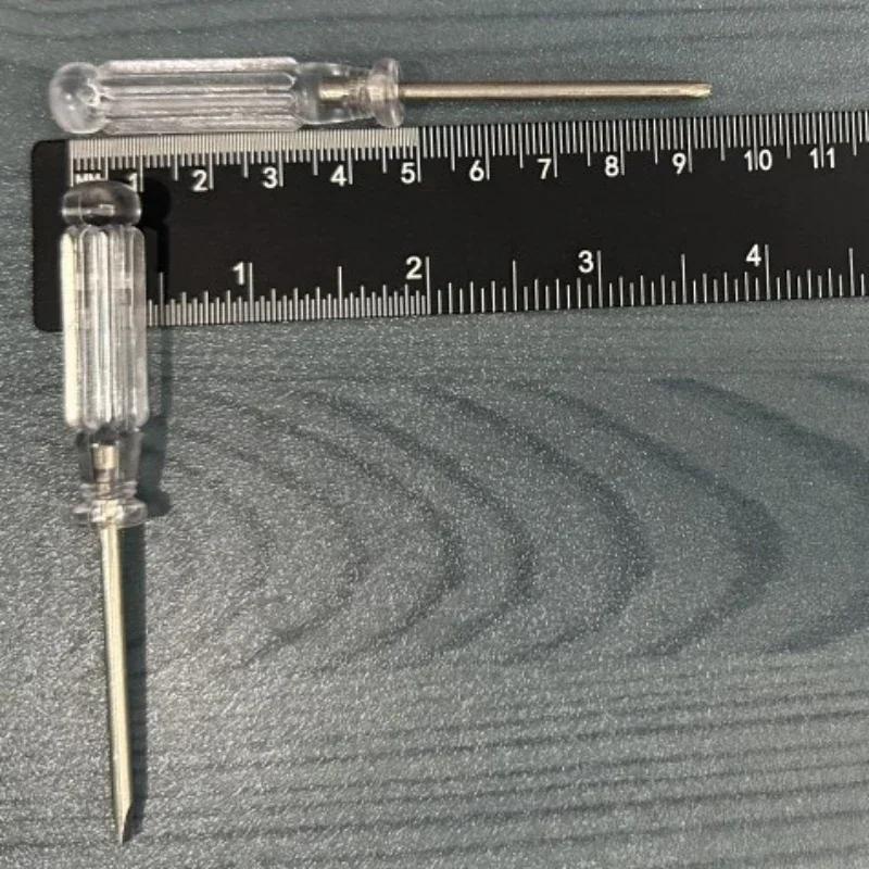 3mm Mini Transparent Cross Screwdriver Phillips Slotted Screw Driver Small Manual Precision Home Appliances Repair Tool DIY Home