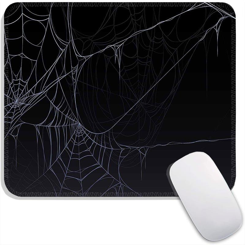 Spider Webs Standard Mouse Pad Small HD Mousemat Gaming Accessories Gamer MousePads Edge Stitched PC Non-Slip Travel Mousemat