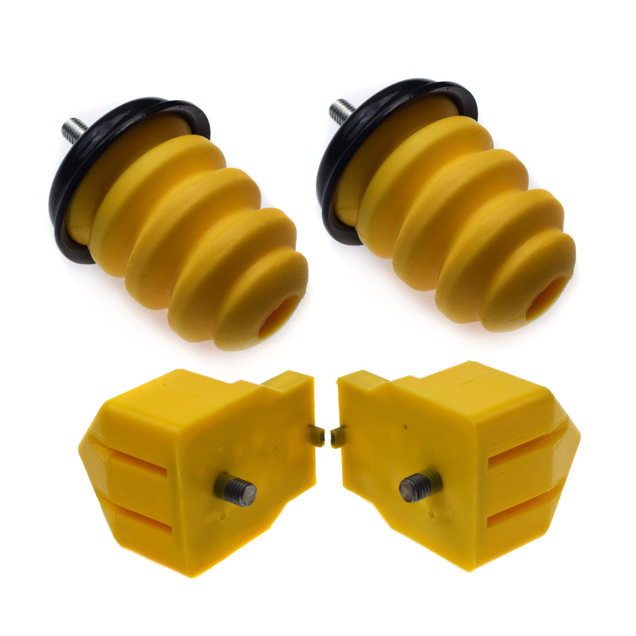 4 Pcs Front Rear Left Right Suspension Stop Bumper For Chevrolet Silverado GMC Sierra 1999-2001 2002 2003 2004 2005 2006 2007 Front Rear Kit