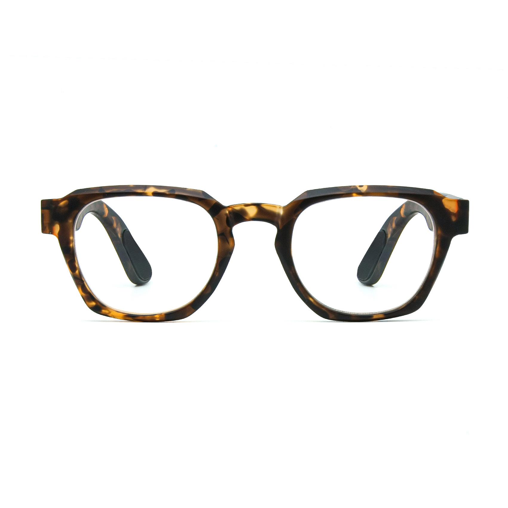 Bold-Design Thick-Framed Oval Lightweight Reading Glasses Flexible Spring Hinge Anti-Slip Temples Comfort In Vogue 2