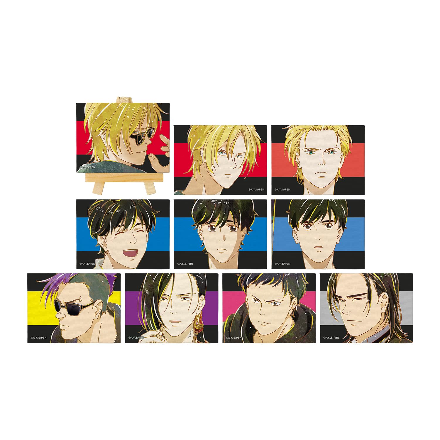 

BANANA FISH Торговый Ani Art 5-е издание Мини холст Бокс 10 штук