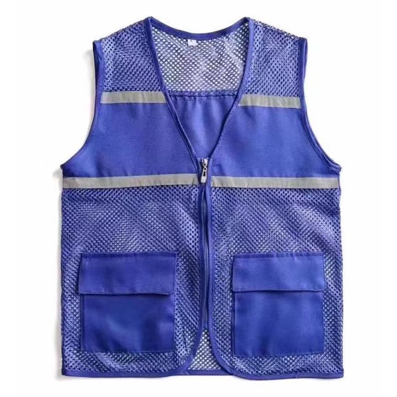 Custom Breathable Mesh Vest with Logo for Volunteer and Promotional Activities