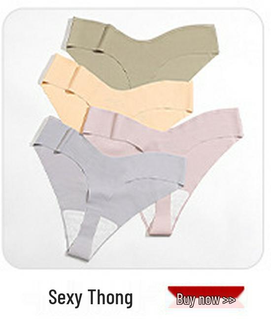 Women's Plus Size Seamless High-Waisted Tummy Control Butt-Lifting Breathable Mulberry Ice Silk Panties