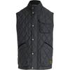 Polo Solid Quilted Half High Neck Vest Men Vests Black MNPOOTW1N220165-001