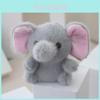 Cute Cartoon Elephant Plush Keychain Handcrafted Bag Charm For Trendy Teens