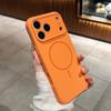 Orange Liquid Silicone Case For  Mag Safe For Iphone 17 Air 16 Pro Max 1 Plus 14 13 17Pro For Iphone17 Phone Cover Accessories