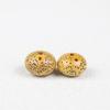 Star Moon Bodhi Seed Beads - 108 Old Chicken Oil Yellow Abacus Buddhist Bracelet Spacer Beads for DIY.