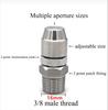 1/4" 1/2" Stainless Steel Adjustable Atomization Sprayer 0.8-1.8mm Misting Nozzle Adapter Garden Irrigation Agriculture Watering