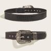 Cyber-punk Woman Belts with Adjustable Buckle Light Luxury All-match Waistband