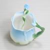 Jinfulan Exquisite Rose-Shaped Ceramic Mug - Large Capacity and Beautiful Design
