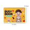Interactive Learning Body Structure Busy Book Tear Pull Early Education Adhesive Book Enlightenment Book Preschool Learning