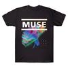 Camiseta Muse The 2nd Law Banda de Rock Muse Roupas de Algodão de Alta Qualidade Unissex Tops Oversized High Street Verão Streetwear Gótico