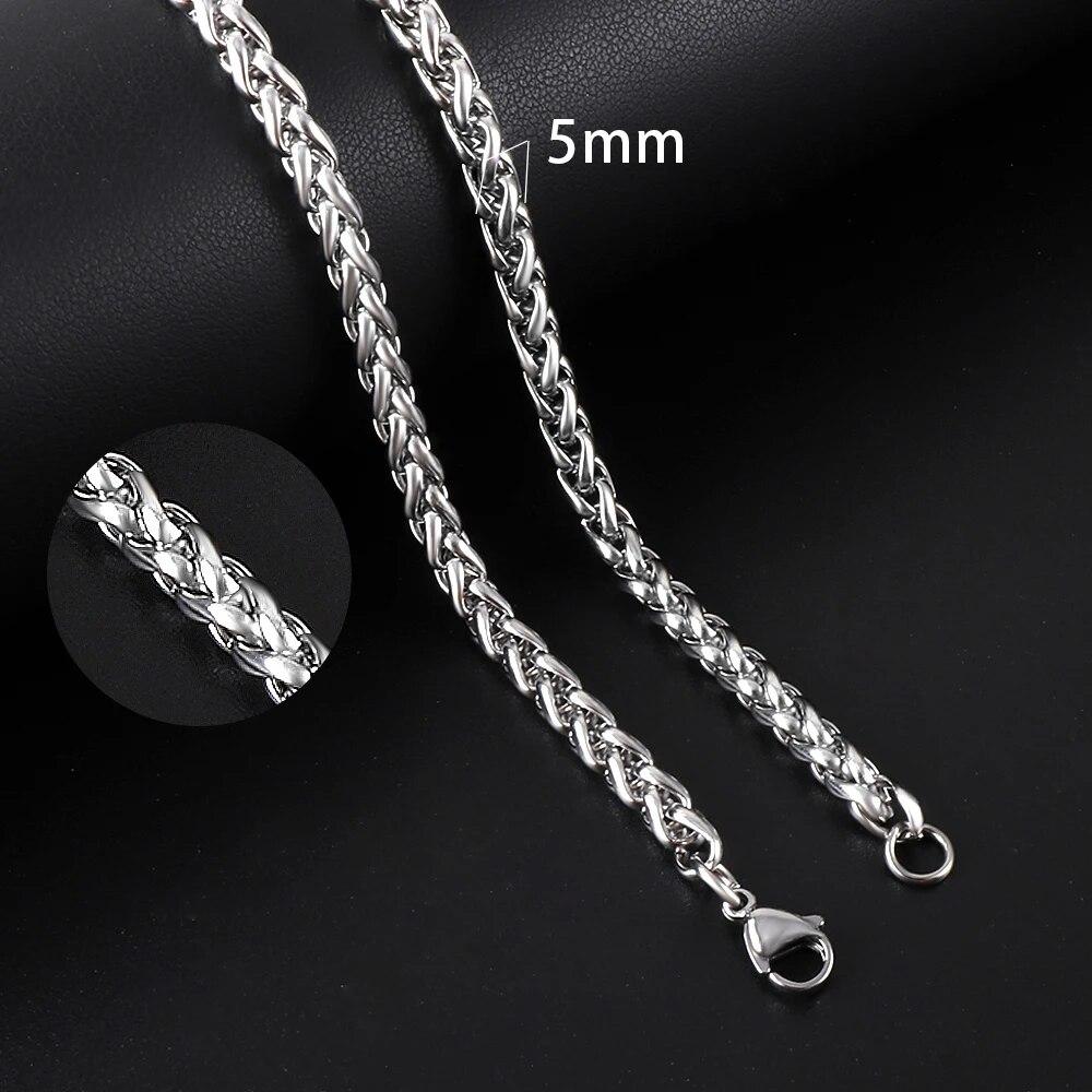 

ASONSTEEL кубинское ожерелье-цепочка для мужчин и женщин, панк-цепочка из нержавеющей стали с панцирными звеньями, винтажное золотого цвета, однотонный металл Colla 60cm 24inch