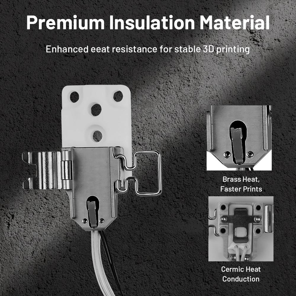 Bambu Lab A1/A1mini Hotend Yükseltilmiş Isıtma Montajı Yüksek Sıcaklık Dayanımı Bambu Lab A1 Mini İçin Bambulab Aksesuarları