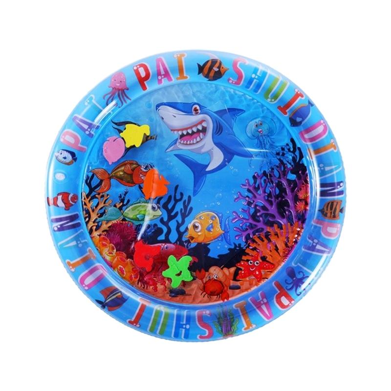 

Portable PVC Infant Water Play Mat Development Floor Pad Encouraging Tummy Time Exercise And Sensory Exploration