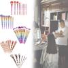 10 Girl Piece Makeup Brush Set Gradient Finish Durable Plastic Supplies Handles