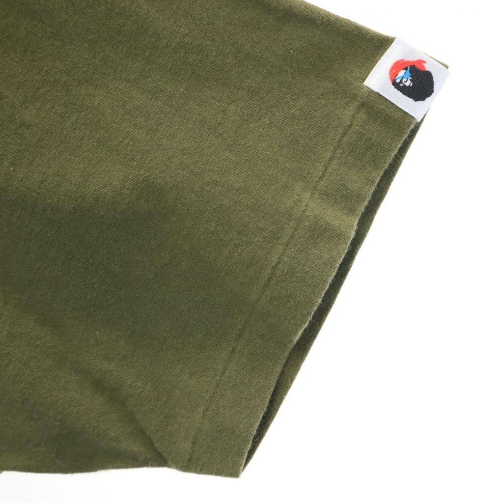 Bape Made In Japan Print Short Sleeve T-shirt M Green A BATHING APE Men's Used