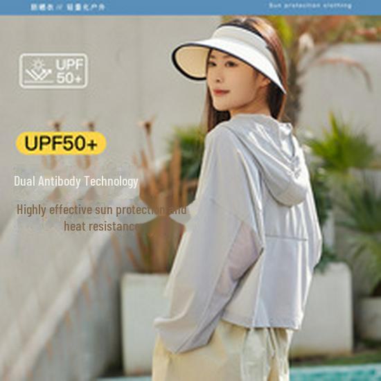 Women's Ultra-Light UV Protection Yoga Jacket - Stylish Slim Fit Summer Cardigan with Stand Collar
