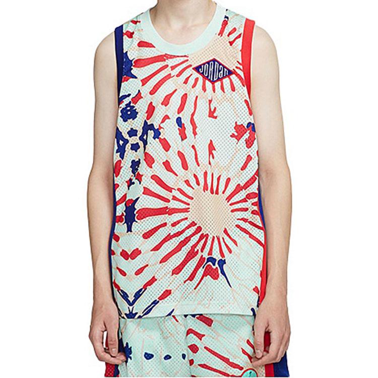 Jordan Sport DNA Contrasting Print Basketball Tank Top Men Tops Igloo-Blue CK9526-330