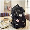 School Bag New High-value College Style Fresh and Sweet Candy-colored Backpack Junior High School Students Lightweight Backpack