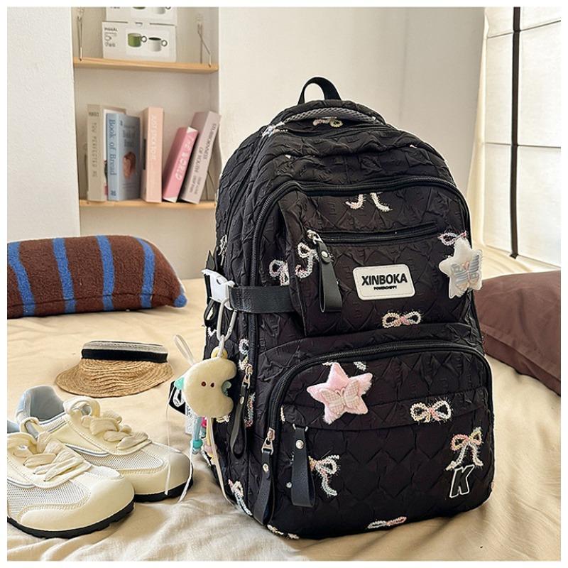 School Bag New High-value College Style Fresh and Sweet Candy-colored Backpack Junior High School Students Lightweight Backpack