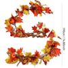 Artificial Maple Leaf Garland, Light-colored Double Maple Leaves Hanging Vine For Home, Wedding, Party Decoration