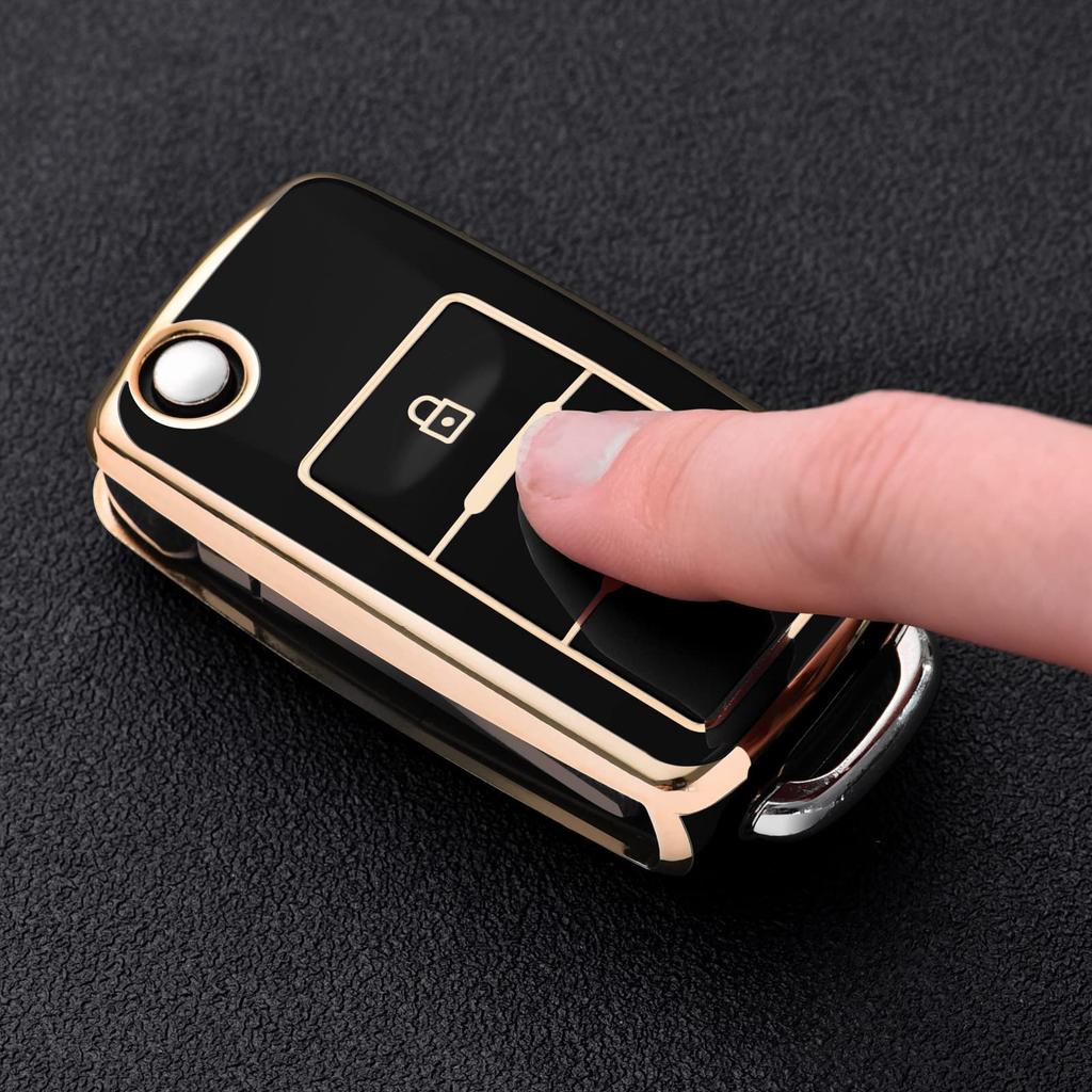 OATSBASF Volkswagen Key Cover VW Key Case Luxury TPU Dirt
