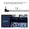 Short 66W USB C to USB C Fast Charging Cable With 90 Degree Bend Option for Mobile Devices and Gaming Consoles