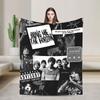 BMTH Bring Me The Horizon  Blanket  Warm Soft Print Plush Throw Blanket For Bedroom Travel Office Flannel Bedspread Bed Cover