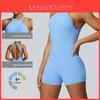 Athletic Onepiece Yoga Suit With Breathable High Elastic Fabric For Running And Fitness