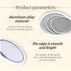 6Pcs Round Aluminum Alloy Pizza Pan 8/10/12/14inch Non Stick Pizza Baking Screen for Oven for Home Restaurant Grill Baking