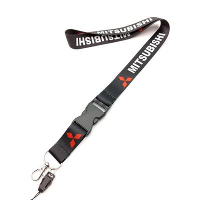 For Ralliart Lancer Outlander 3 L200 EX10 ASX Lanyard Nylon Printing Car Logo Keychain Motorcycle Auto Fashion Gifts