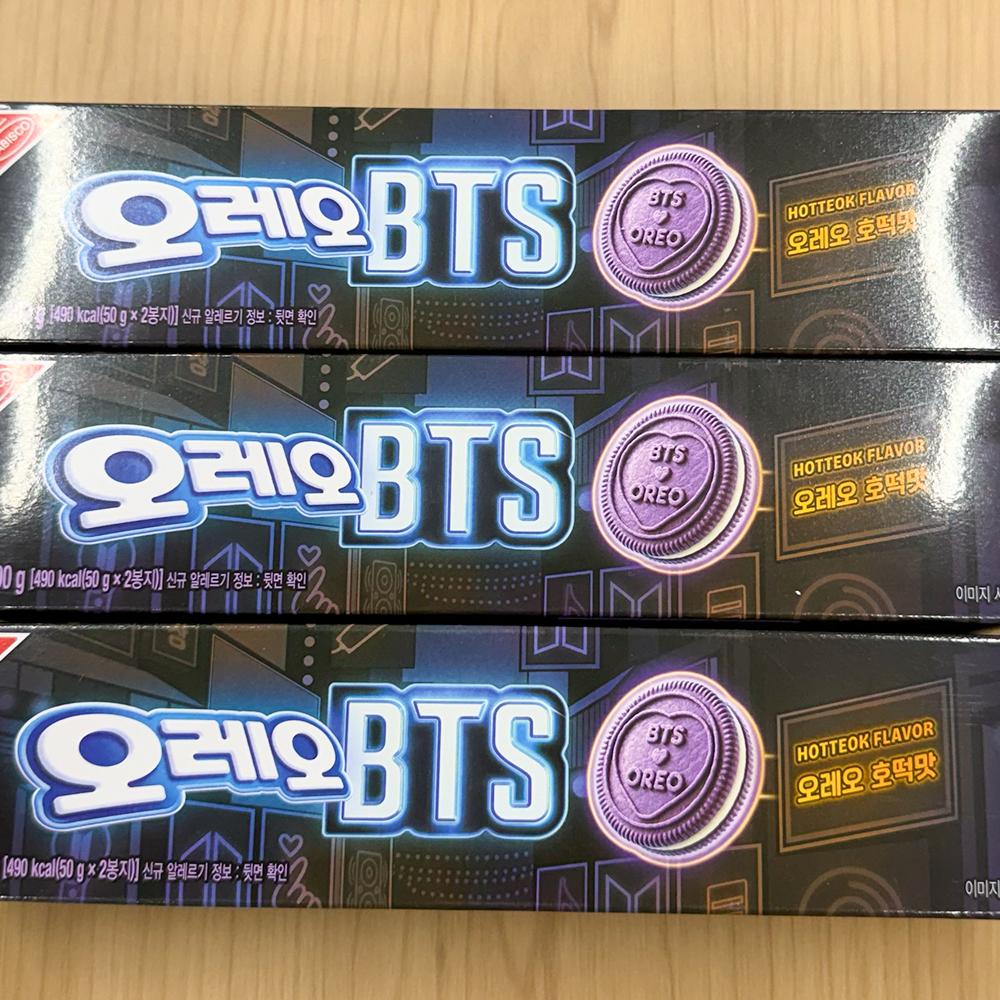 BTS OREO Limited Edition Brown Sugar Pancake Sandwich Cookies Official Korea Snack