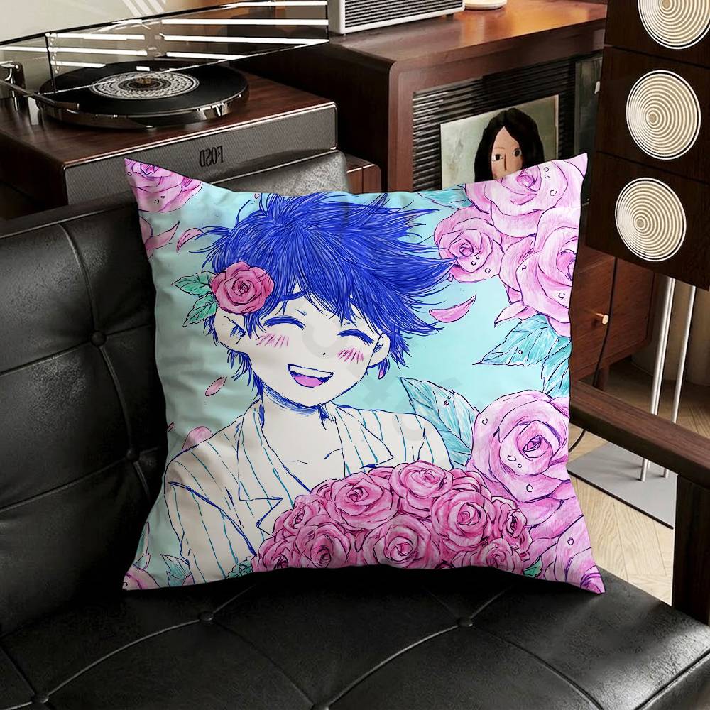 RPG Omori Cartoon pillowcase casual style decoration suitable for home decoration (excluding pillow core)