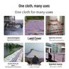 Jinsu Three-Color Striped Outdoor Sunshade Tarp