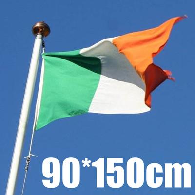 Neue 90 x 152 cm große Irland-Flagge, Irland, Irland, Dublin, St. Patrick Day, Fußball